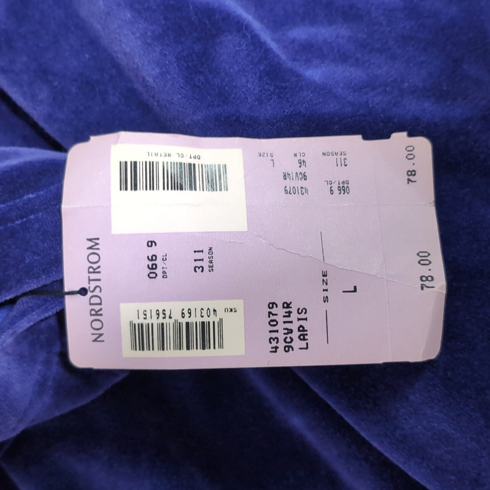 Classiques Sport Nordstrom valor top, pullover, 1/4 zip, purple, NWT, sz Lg - Picture 12 of 12